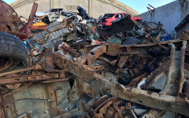 Illustration for article titled This Is The Southernmost Junkyard In The World